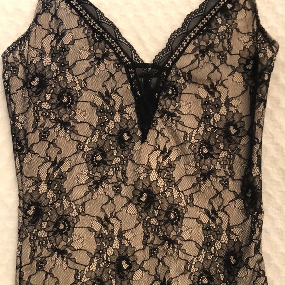 Elodie Deep V-Neck Lace Cami Bodysuit - Picture 4 of 9